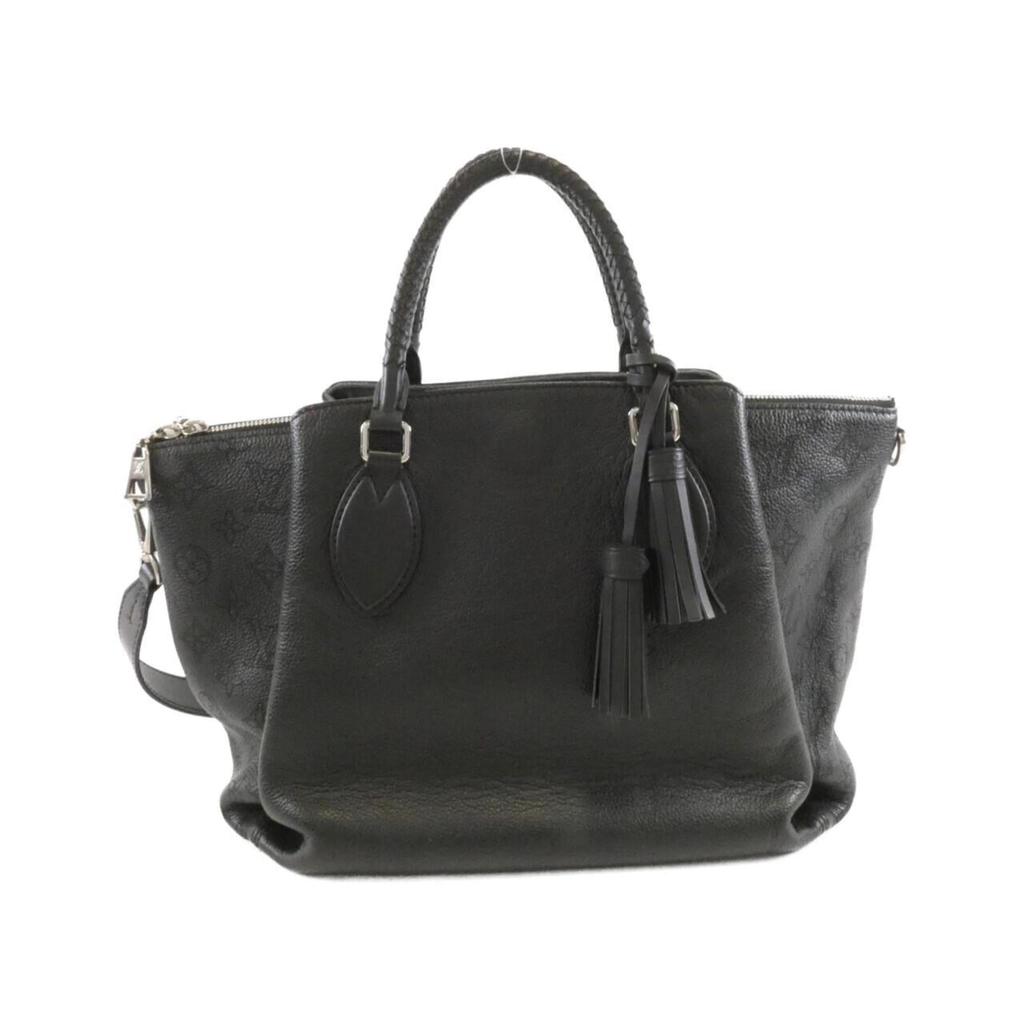 Louis Vuitton Black Leather Handbag