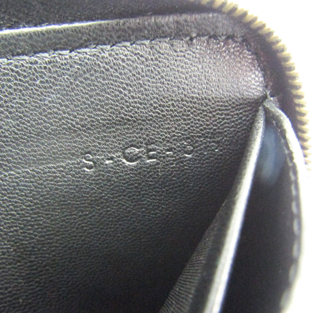 Celine Navy Leather Long Wallet (Bi-Fold)