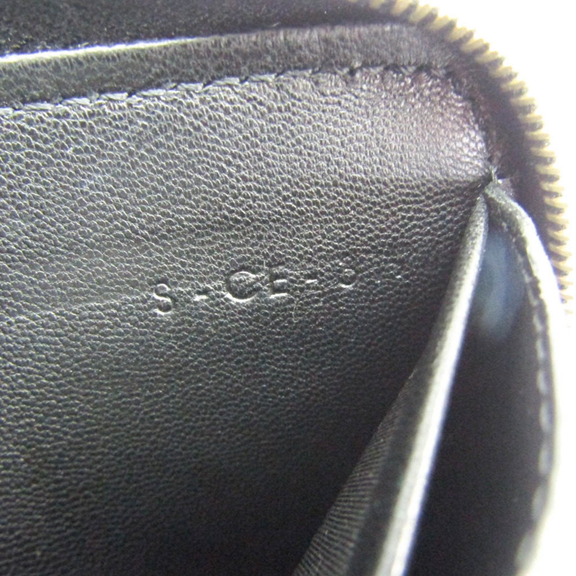 Celine Navy Leather Long Wallet (Bi-Fold)