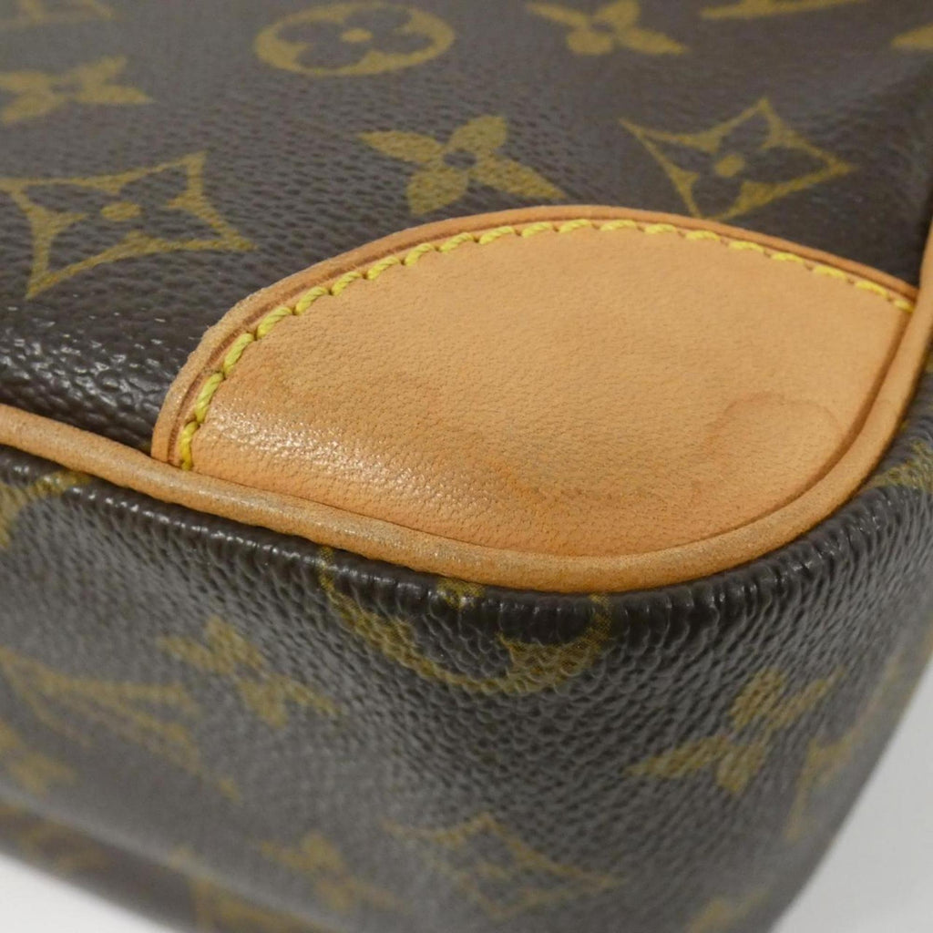 Louis Vuitton Brown Coated Canvas Shoulder Bag