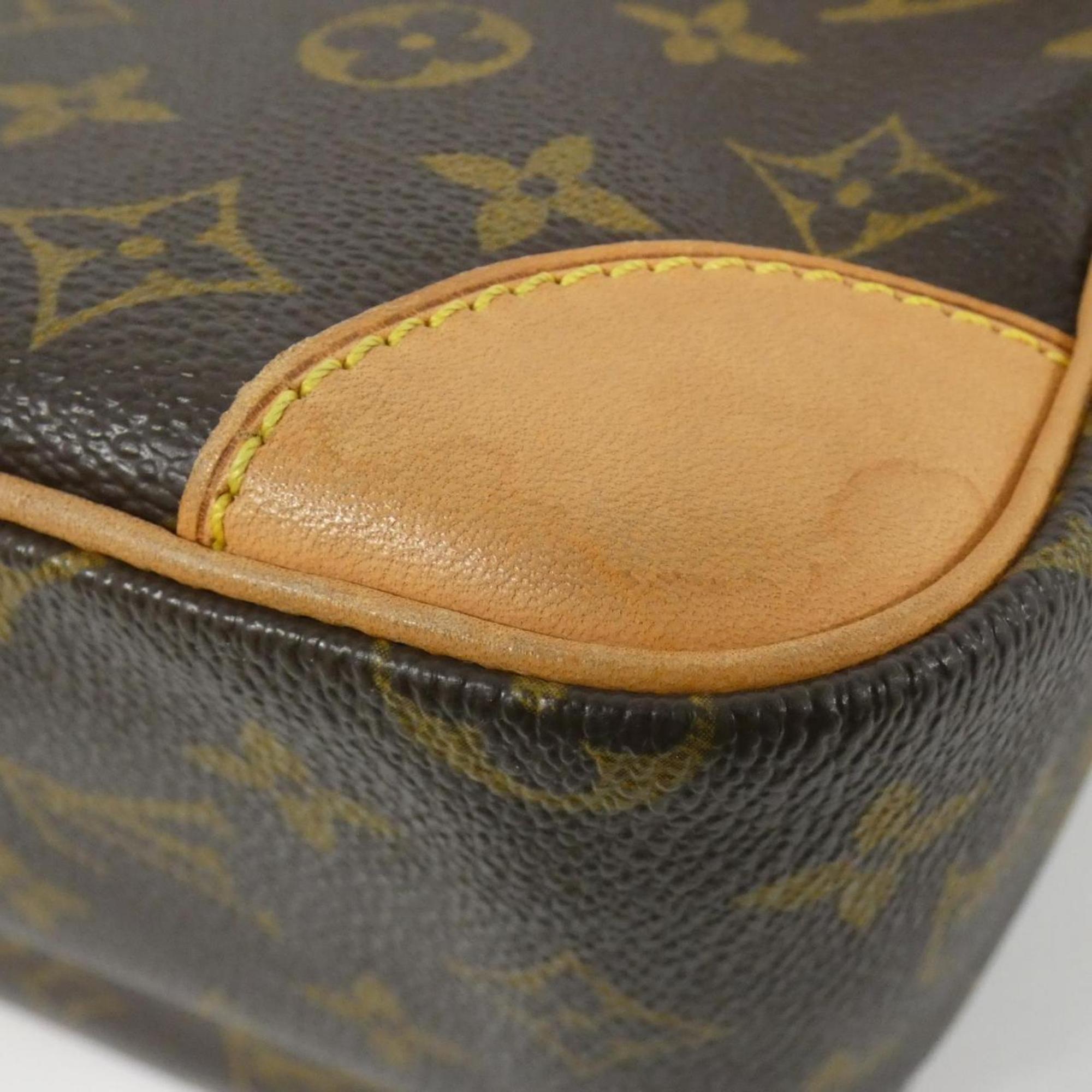 Louis Vuitton Brown Coated Canvas Shoulder Bag