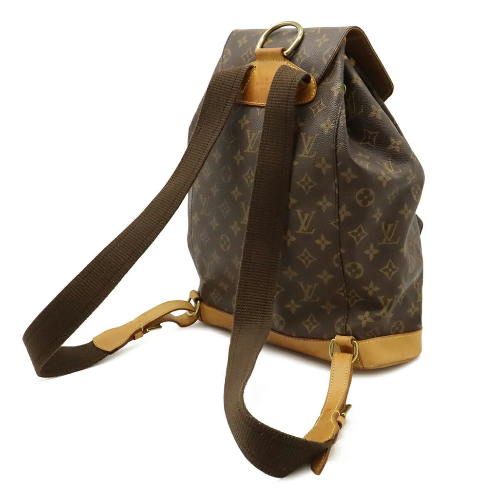 Louis Vuitton Brown Monogram Monogram Pvc Coated Canvas Backpack Shoulder Bag
