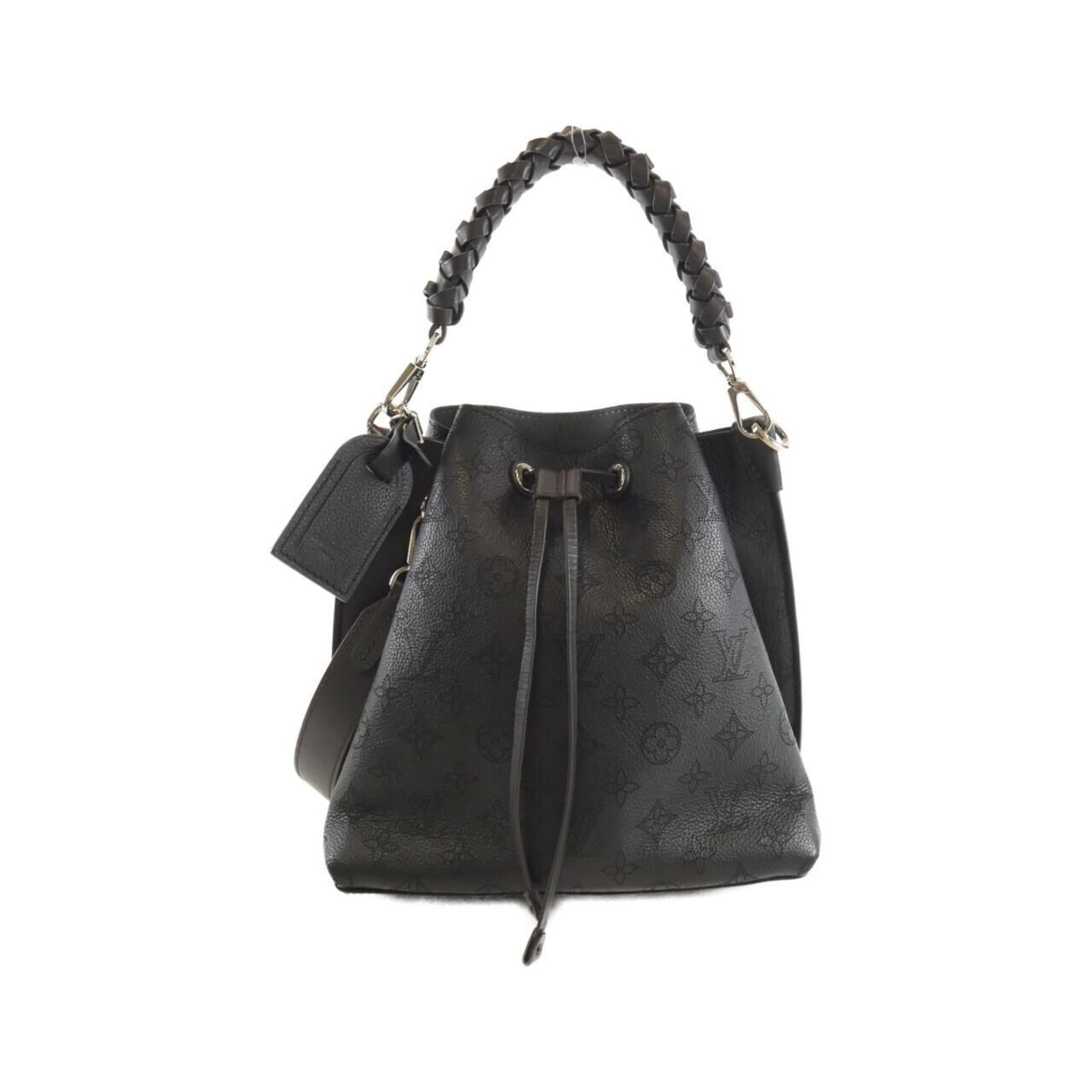 Louis Vuitton Black Leather Shoulder Bag