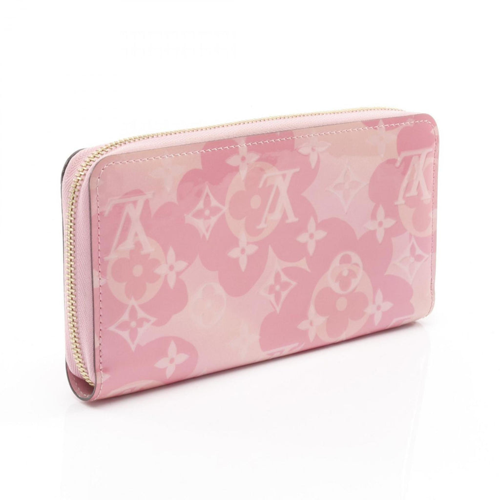 Louis Vuitton Pink Vernis Patent Leather Long Wallet