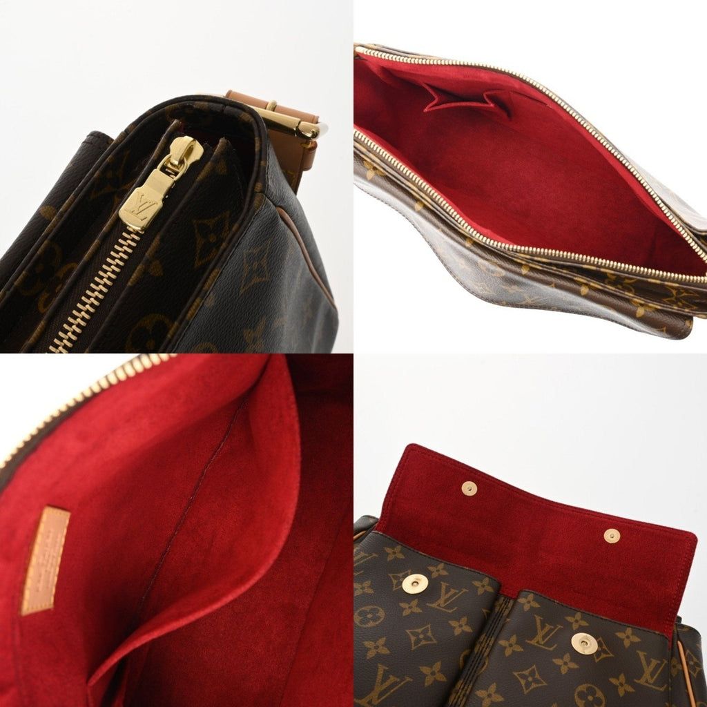 Louis Vuitton Brown Monogram Canvas Shoulder Bag