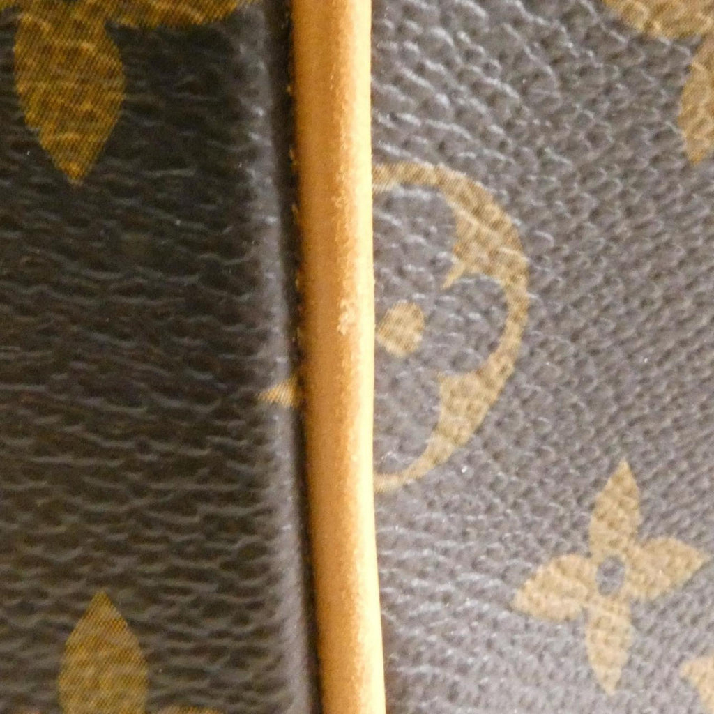 Louis Vuitton Marron Coated Canvas Handbag