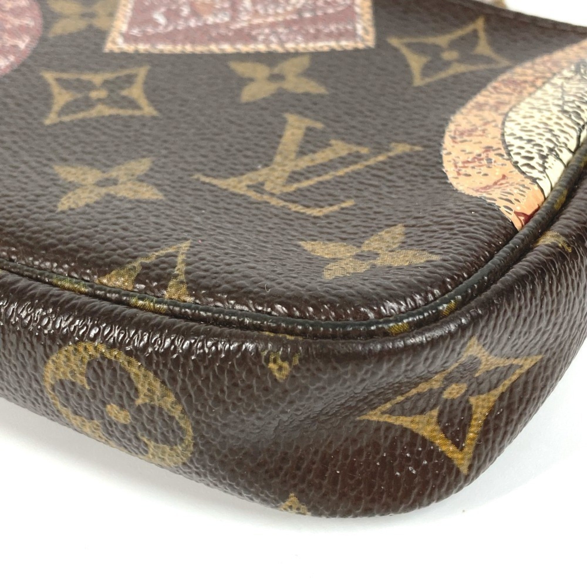 Louis Vuitton Brown Monogram Monogram Handbag Pochette Shoulder Bag