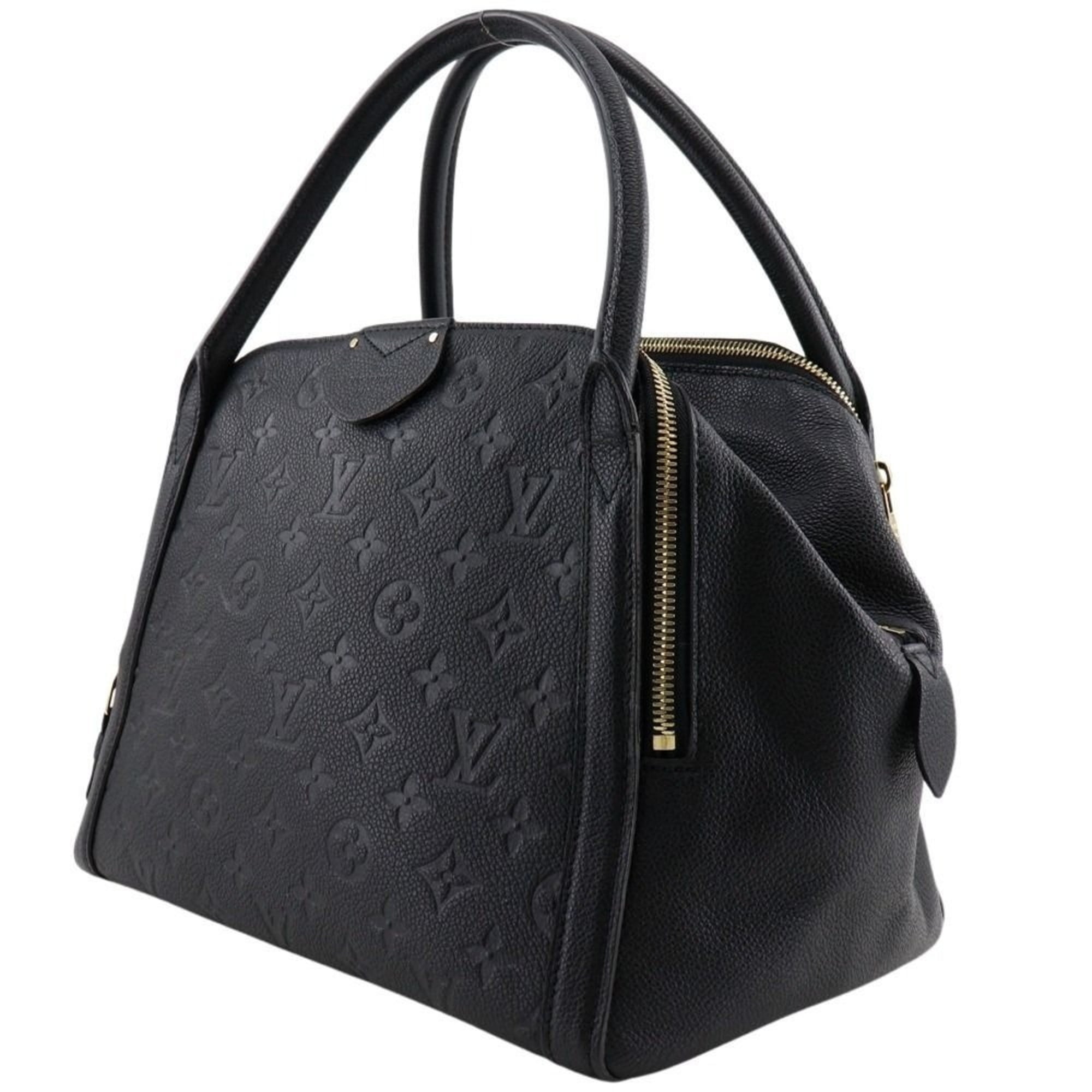 Louis Vuitton Black Noir Monogram Empreinte Handbag