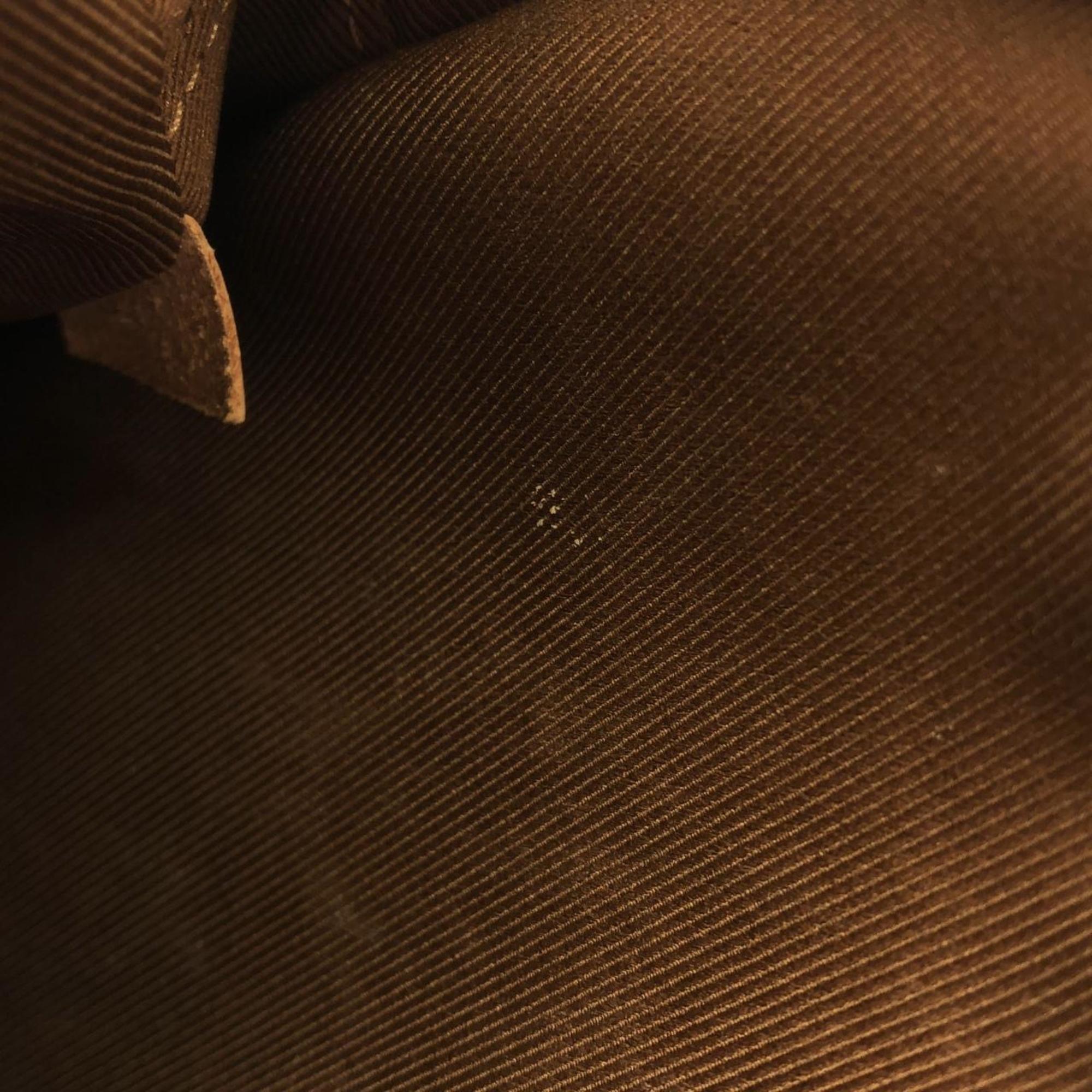 Louis Vuitton Brown Coated Canvas Shoulder Bag