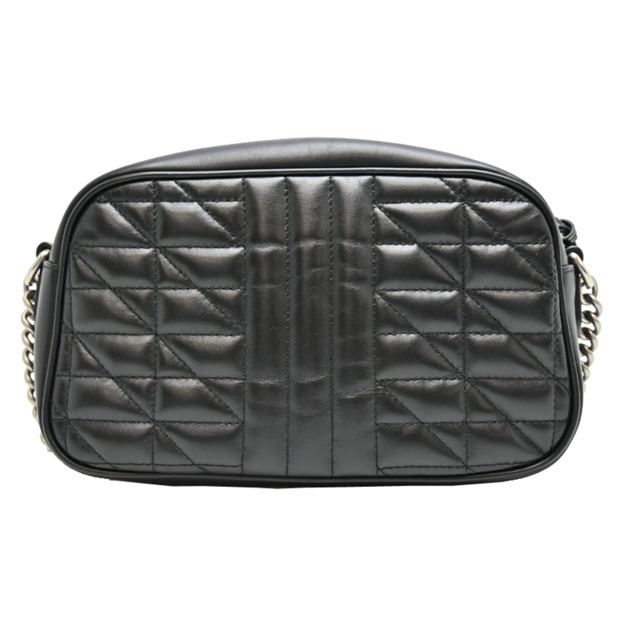 Gucci Black Leather Shoulder Bag (Pre-Owned)