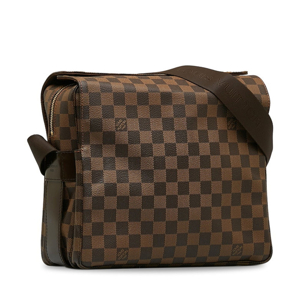 Louis Vuitton Brown Damier Canvas Pvc Leather Shoulder Bag