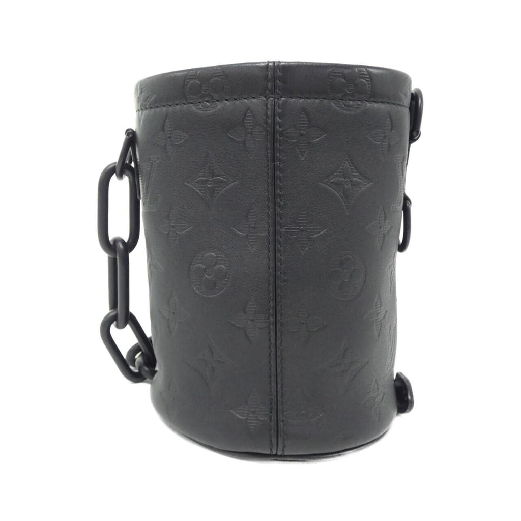 Louis Vuitton Black Leather Shoulder Bag