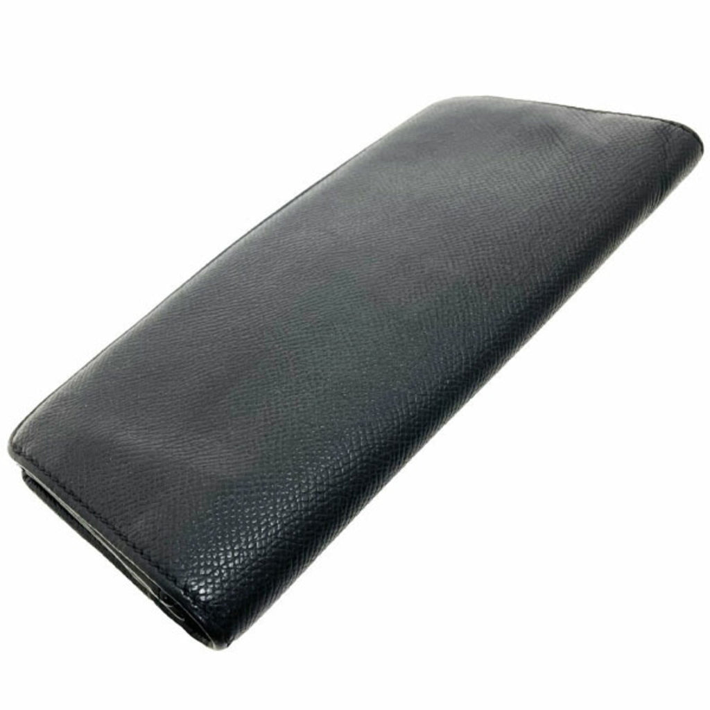 Burberry Black Leather Long Wallet (Bi-Fold)
