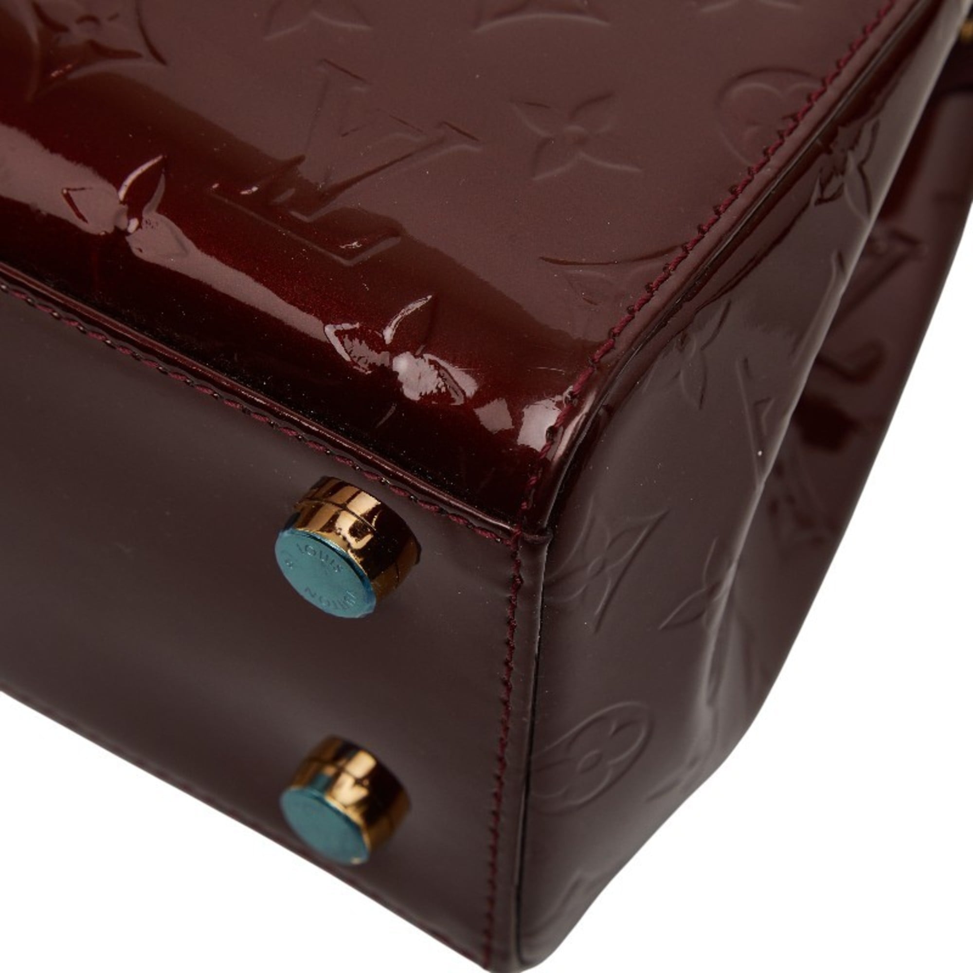 Louis Vuitton Monogram Rouge Fauviste Patent Leather Handbag Shoulder Bag