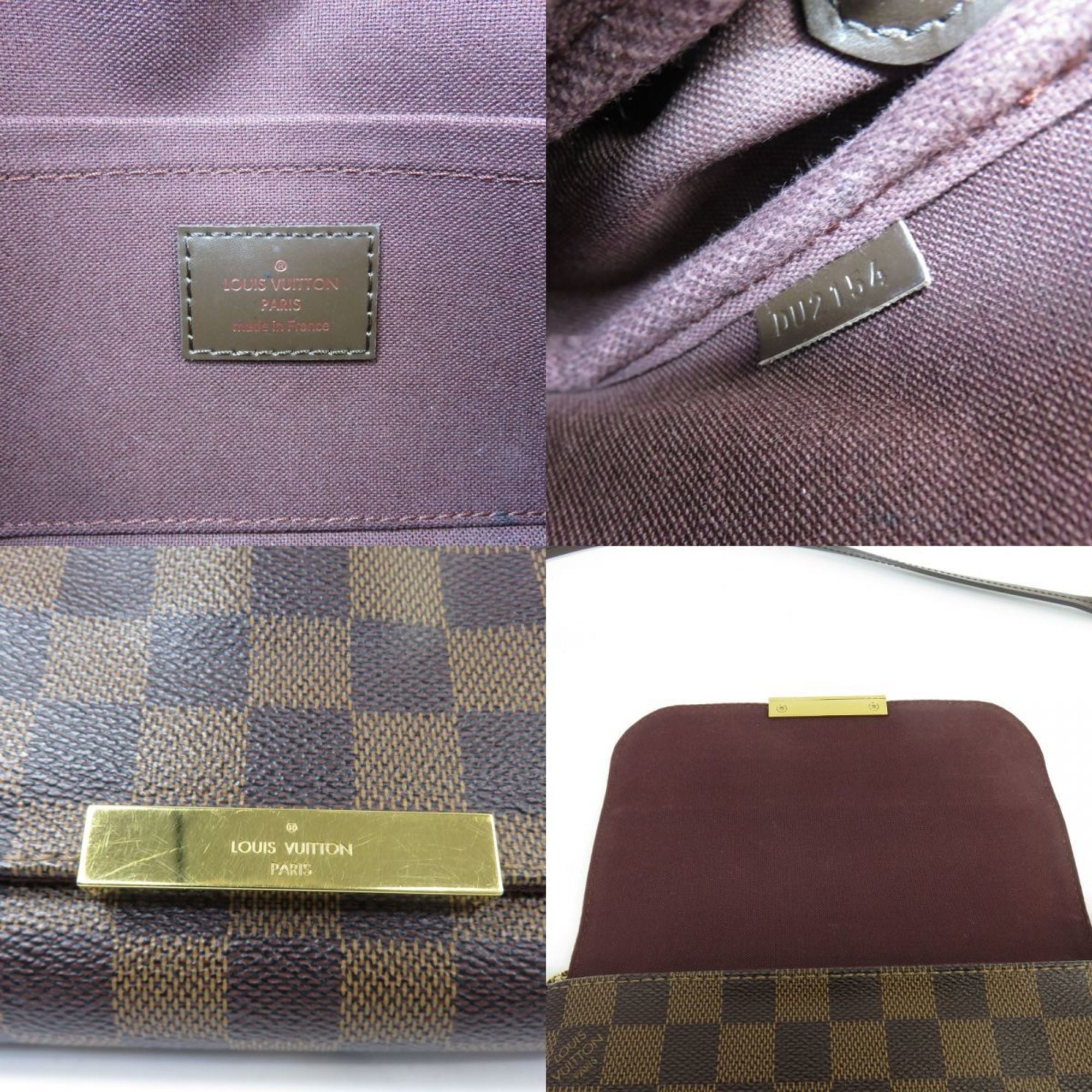 Louis Vuitton Damier Damier Canvas Ebene Shoulder Bag