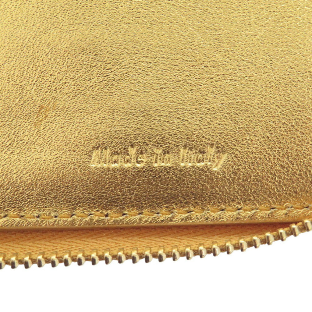 Celine Gold Yellow Leather Wallet (Bi-Fold)