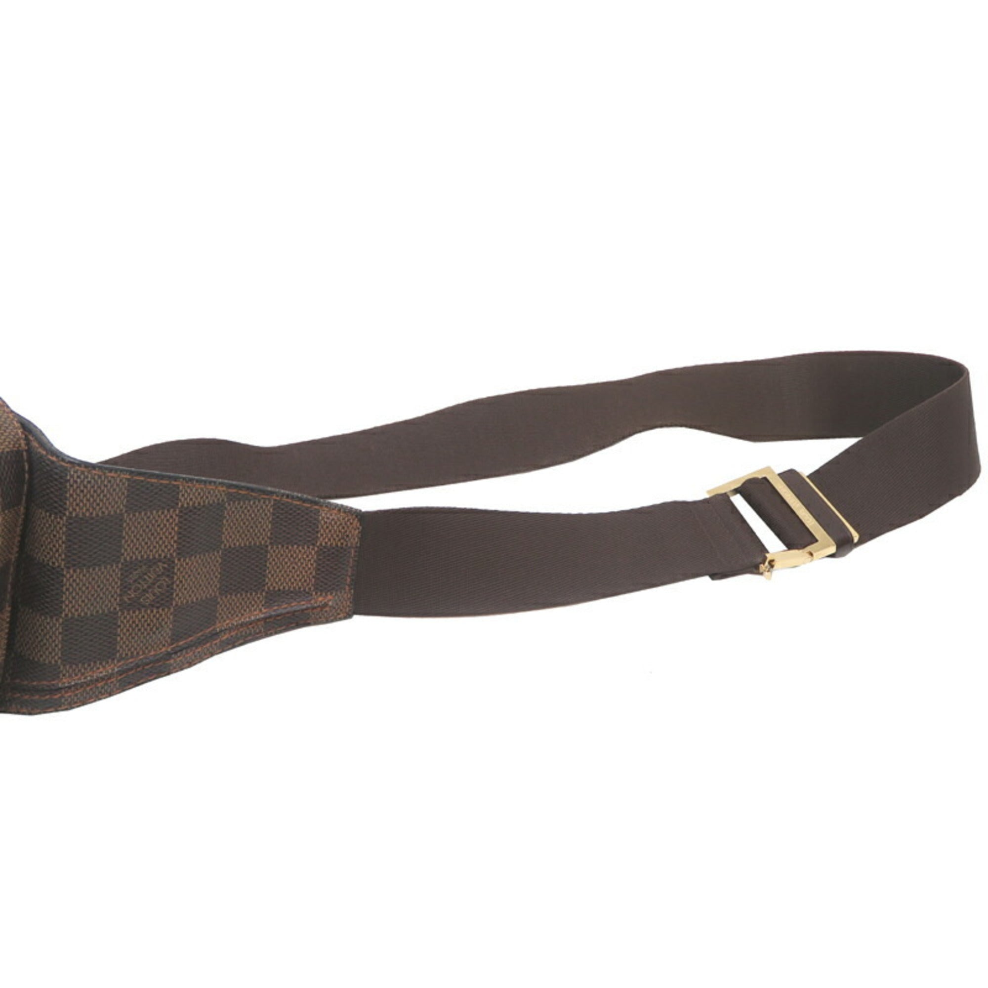 Louis Vuitton Damier Brown Damier Canvas Galle Leather Sling Bag
