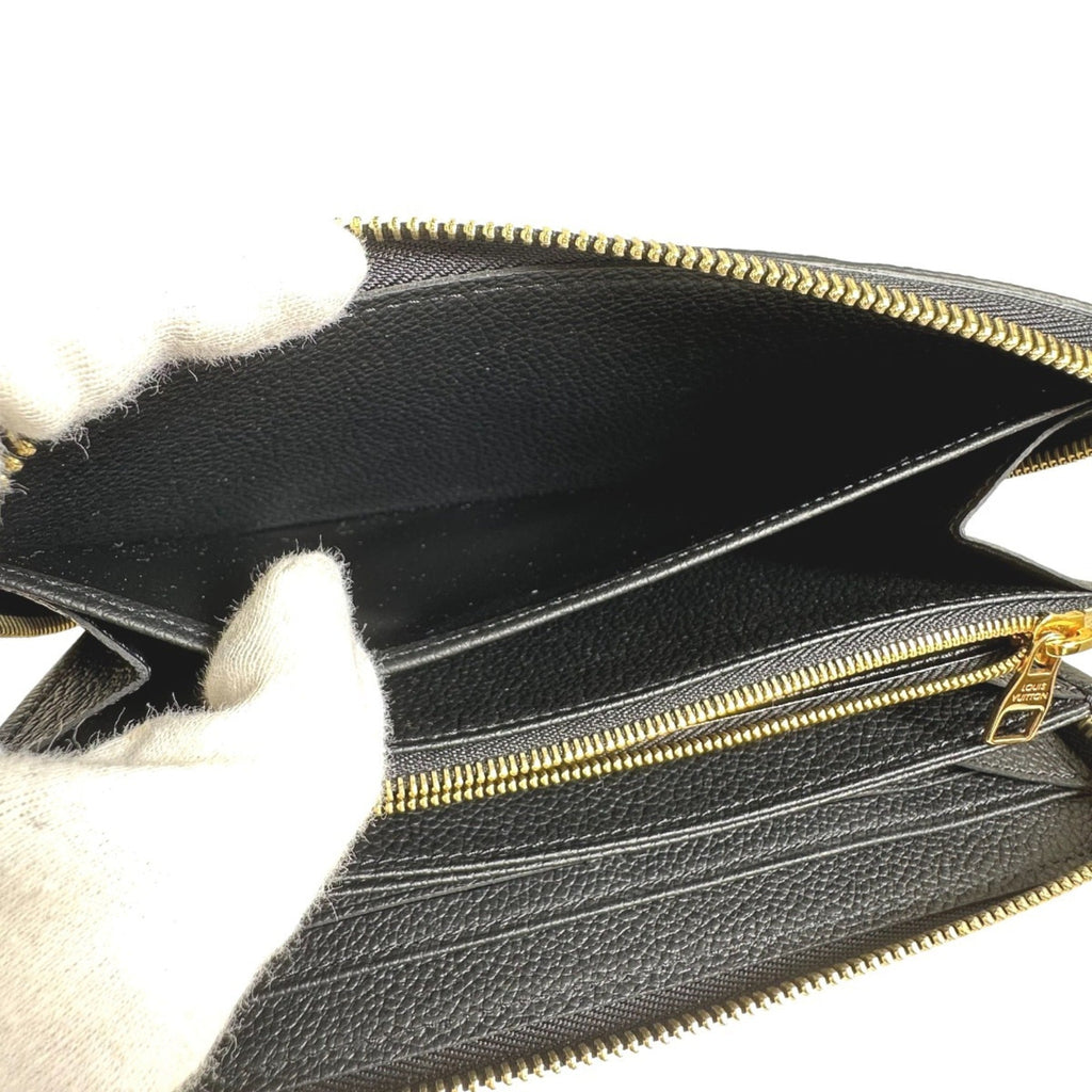 Louis Vuitton Black Monogram Empreinte Long Wallet
