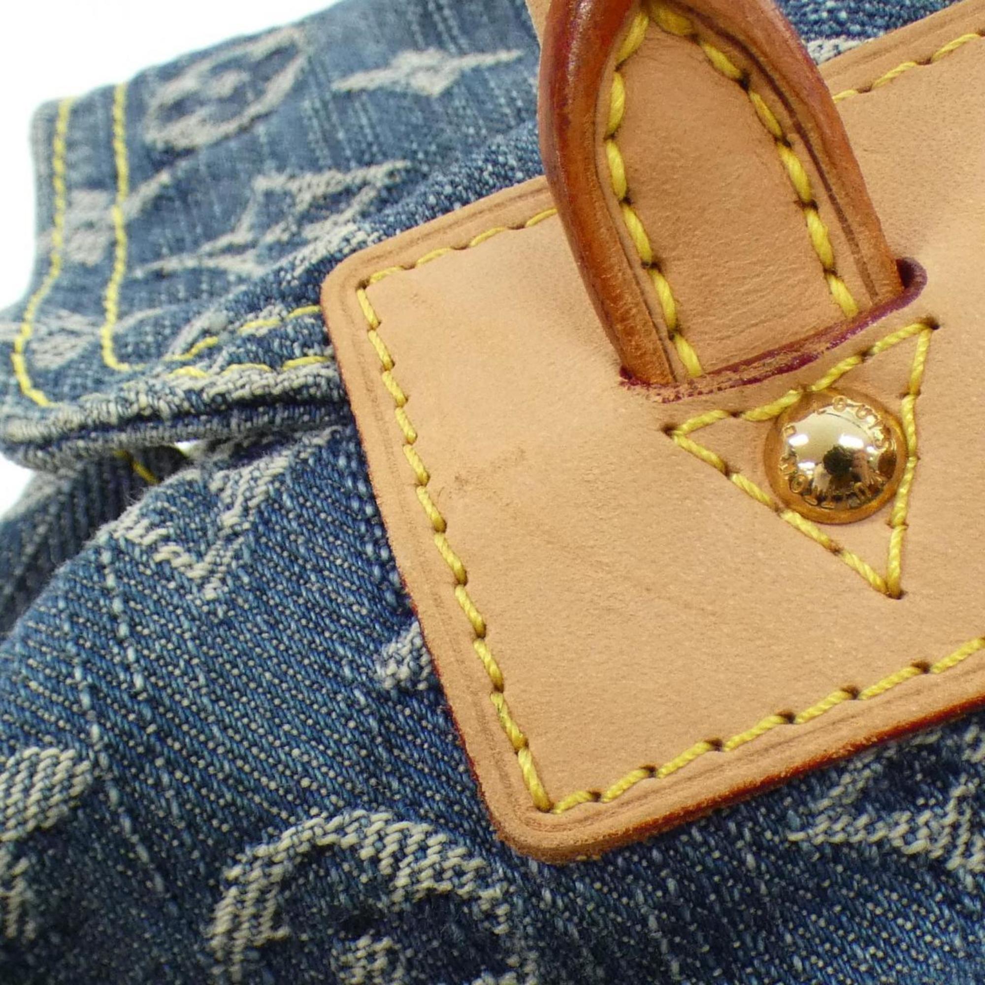 Louis Vuitton Blue Denim Backpack