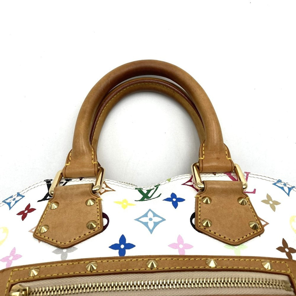 Louis Vuitton White Monogram Multicolore Handbag