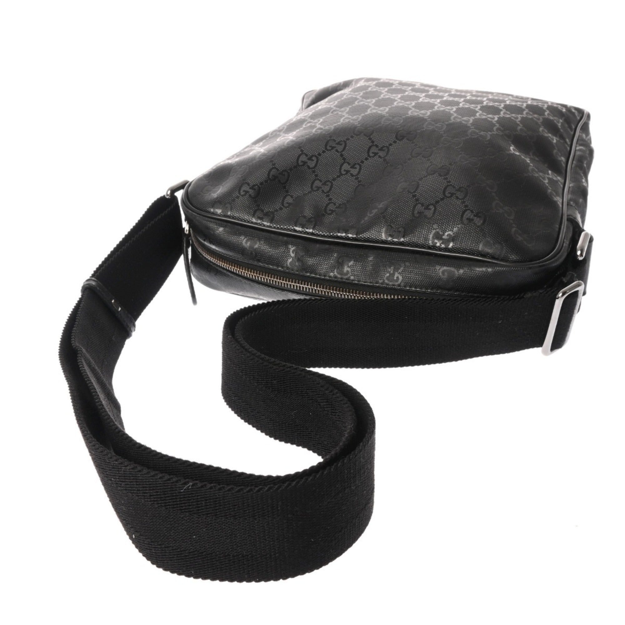 Gucci Black Pvc Shoulder Bag (Pre-Owned)