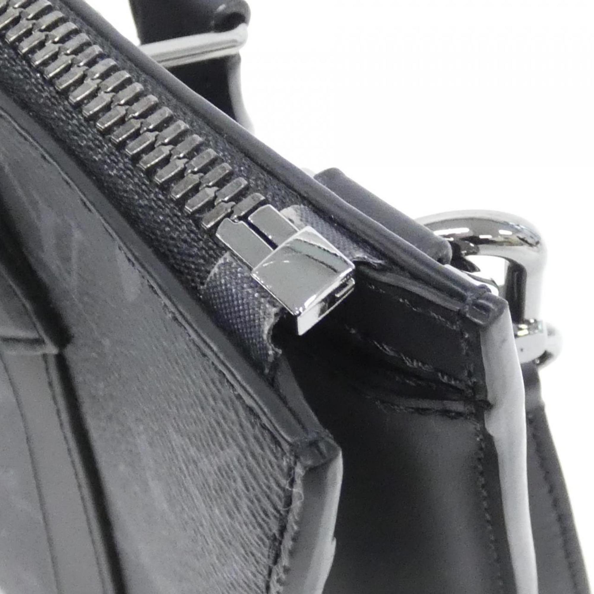 Louis Vuitton Black Coated Canvas Handbag
