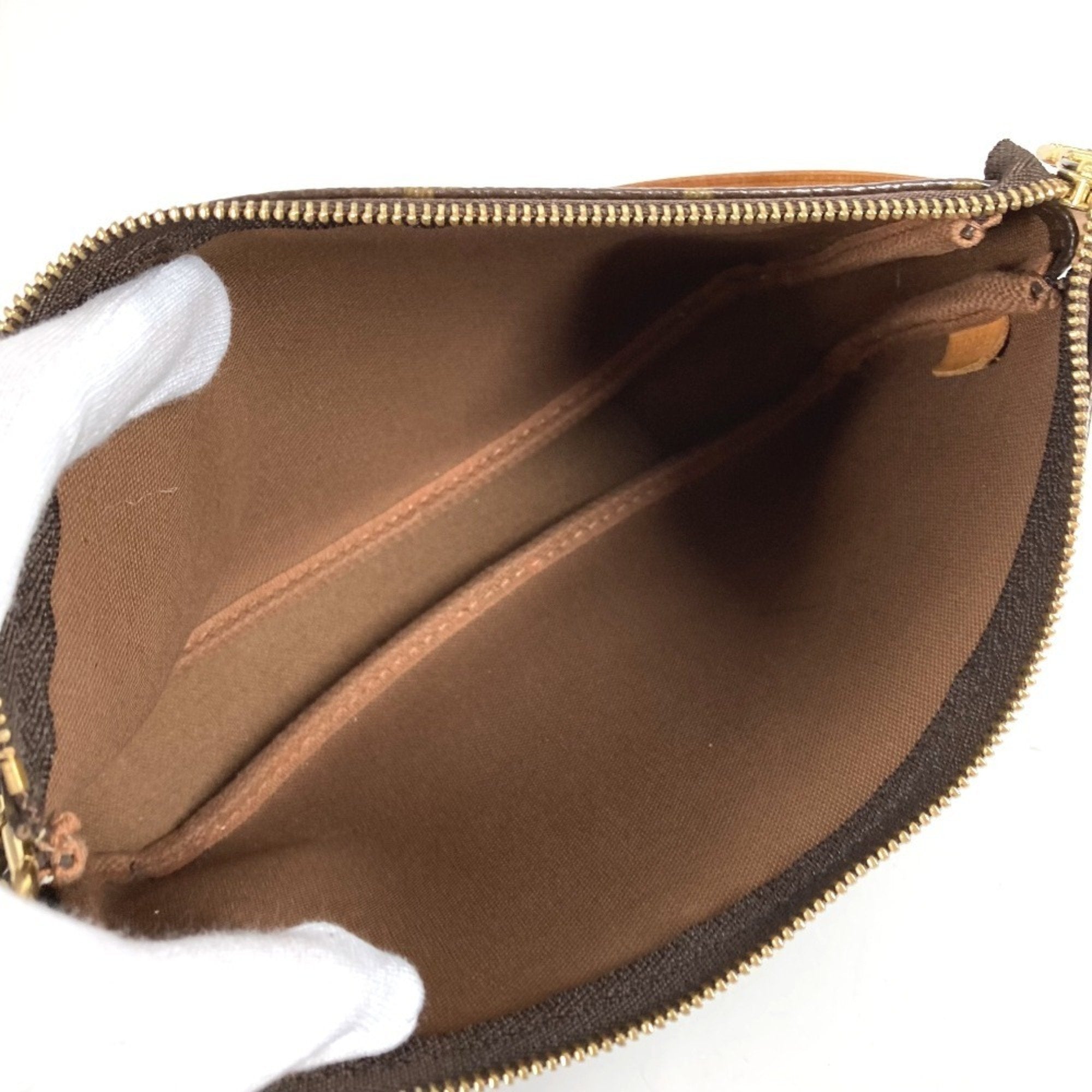 Louis Vuitton Brown Monogram Panda Multi-Color Monogram Handbag Pouch Shoulder Bag