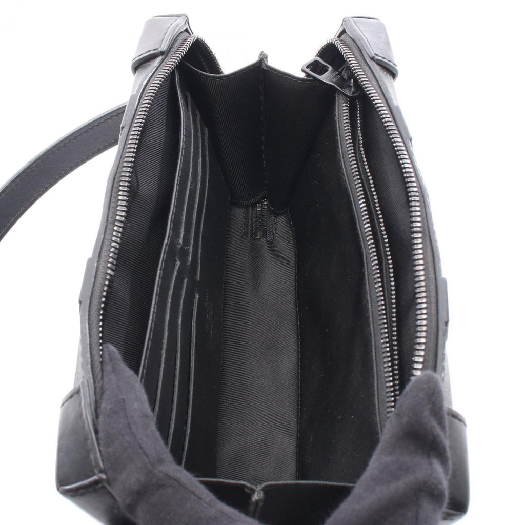 Louis Vuitton Black Coated Canvas Leather Shoulder Bag