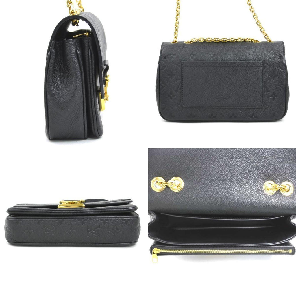 Louis Vuitton Noir Monogram Empreinte Shoulder Bag