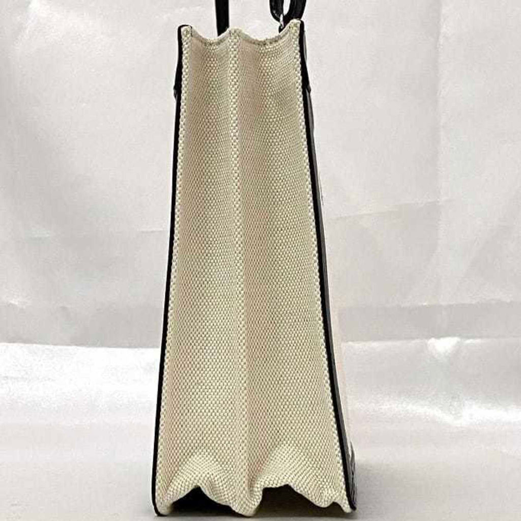 Balenciaga Black White Canvas Shoulder