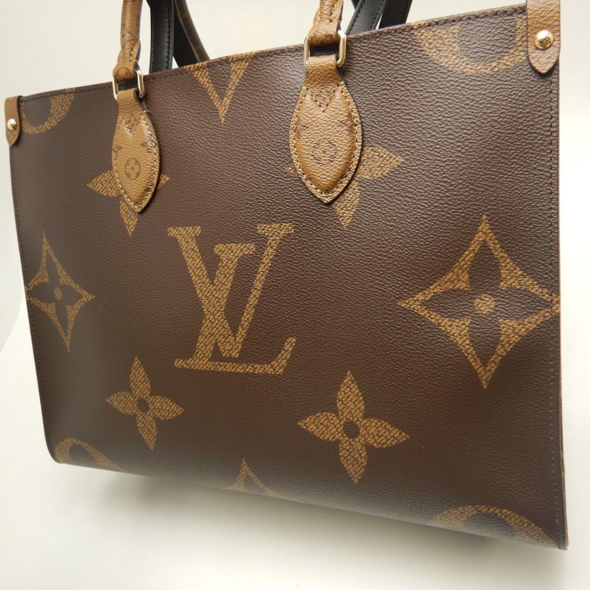Louis Vuitton Brown Pvc Tote Bag