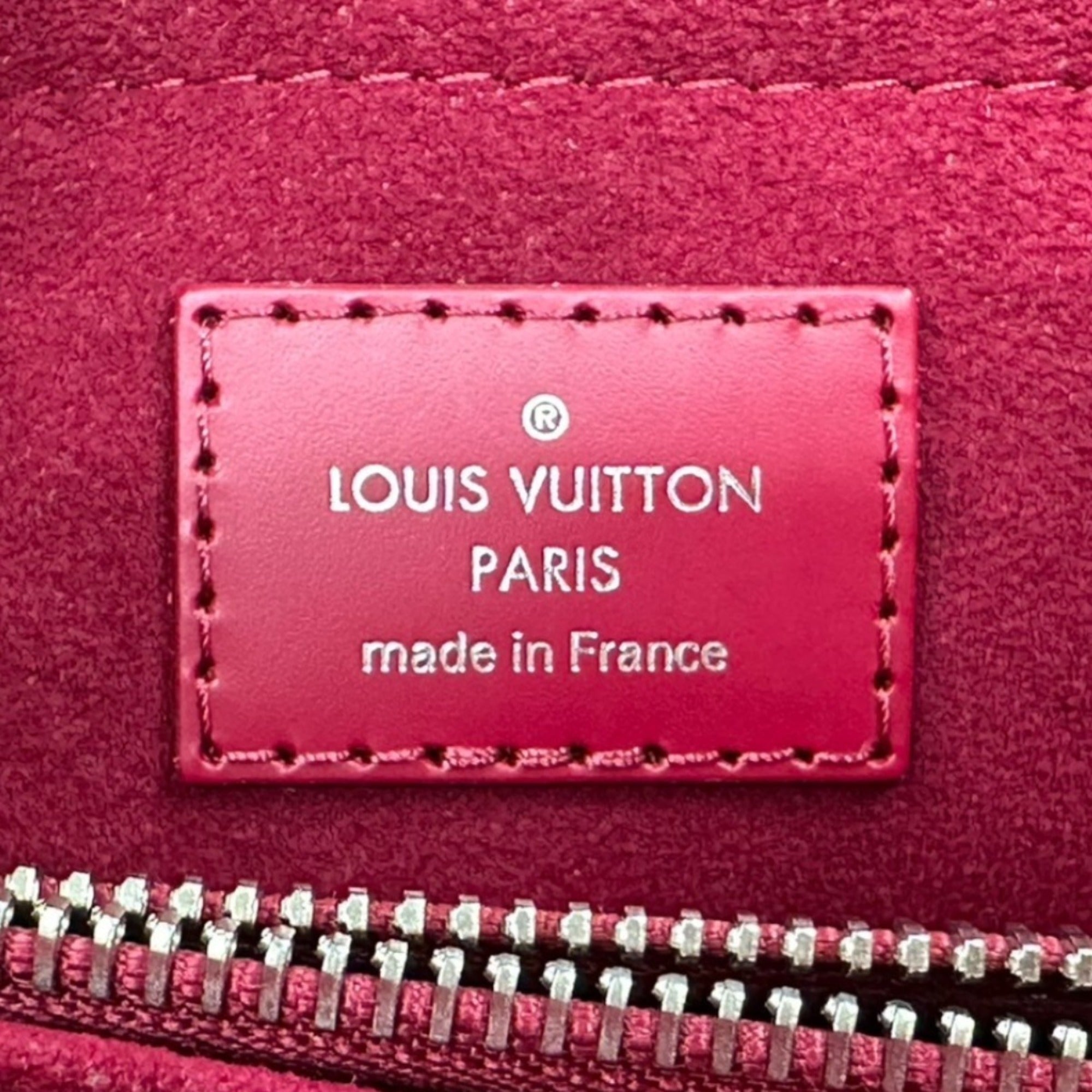 Louis Vuitton Fuchsia Galle Red Color Epi Leather Handbag Shoulder Bag