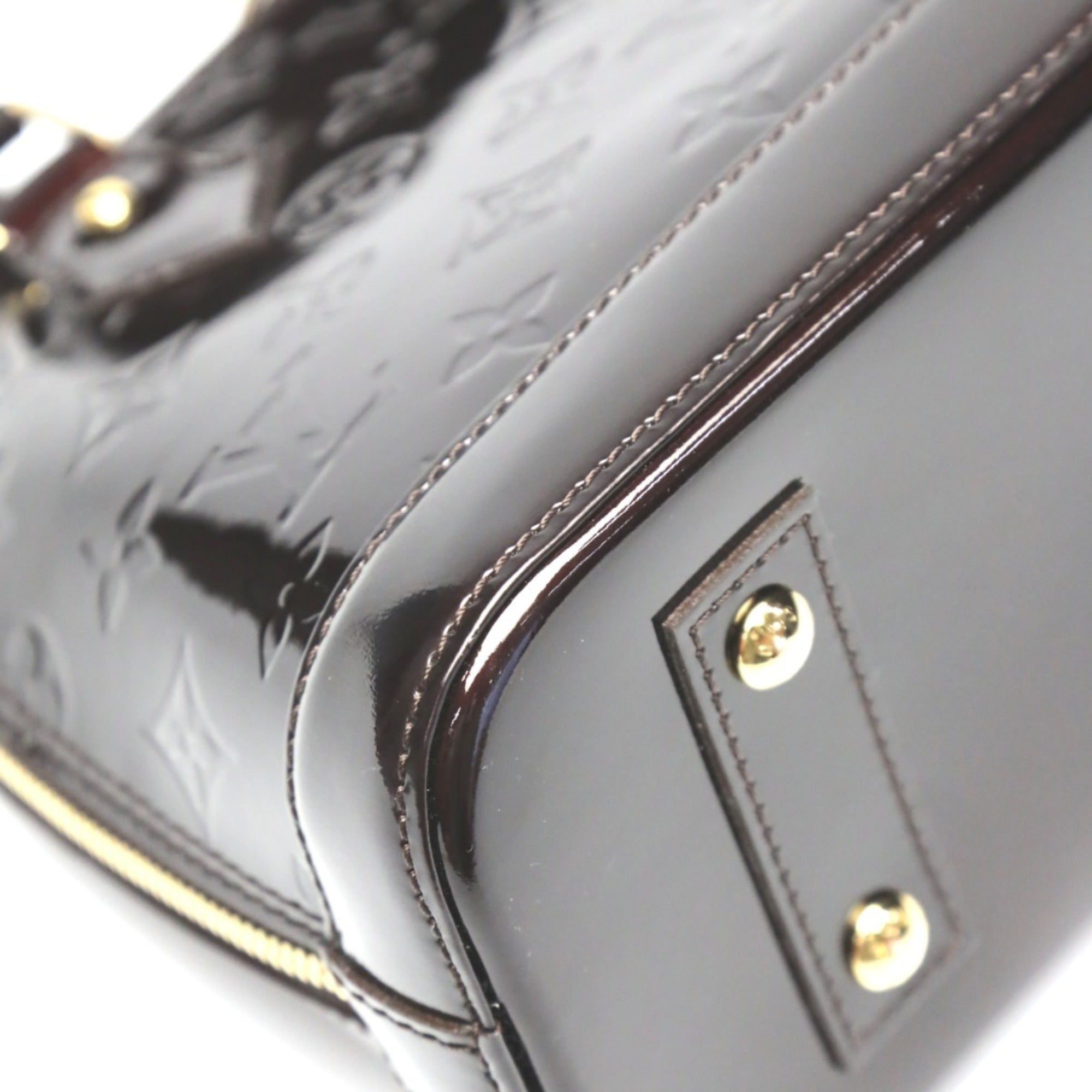Louis Vuitton Amarante Monogram Vernis Handbag