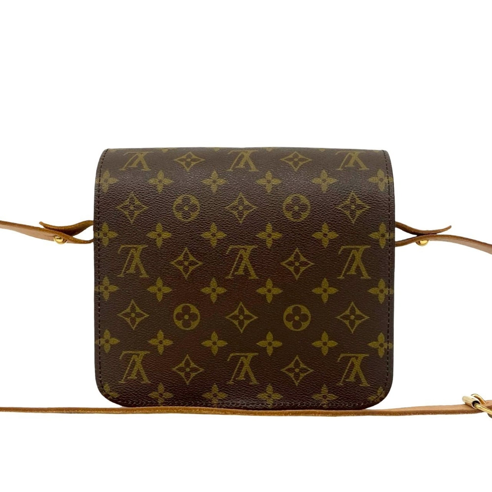 Louis Vuitton Brown Leather Pvc Pochette Shoulder Bag