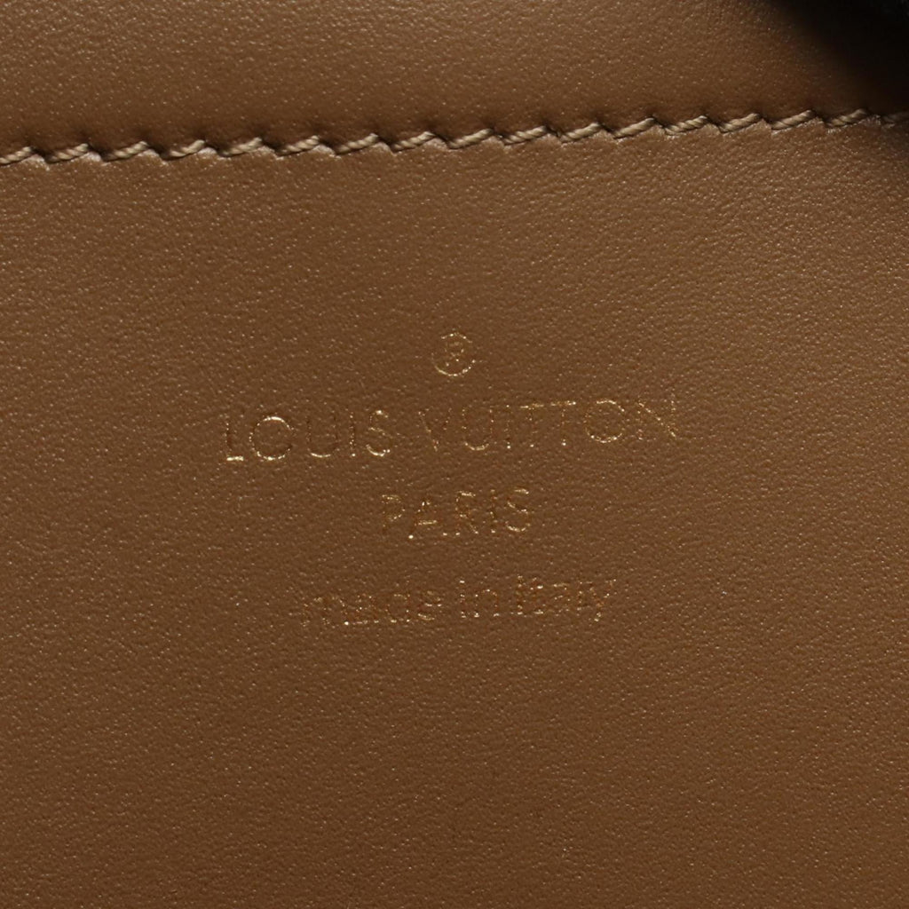 Louis Vuitton Brown Monogram Coated Canvas Leather Handbag