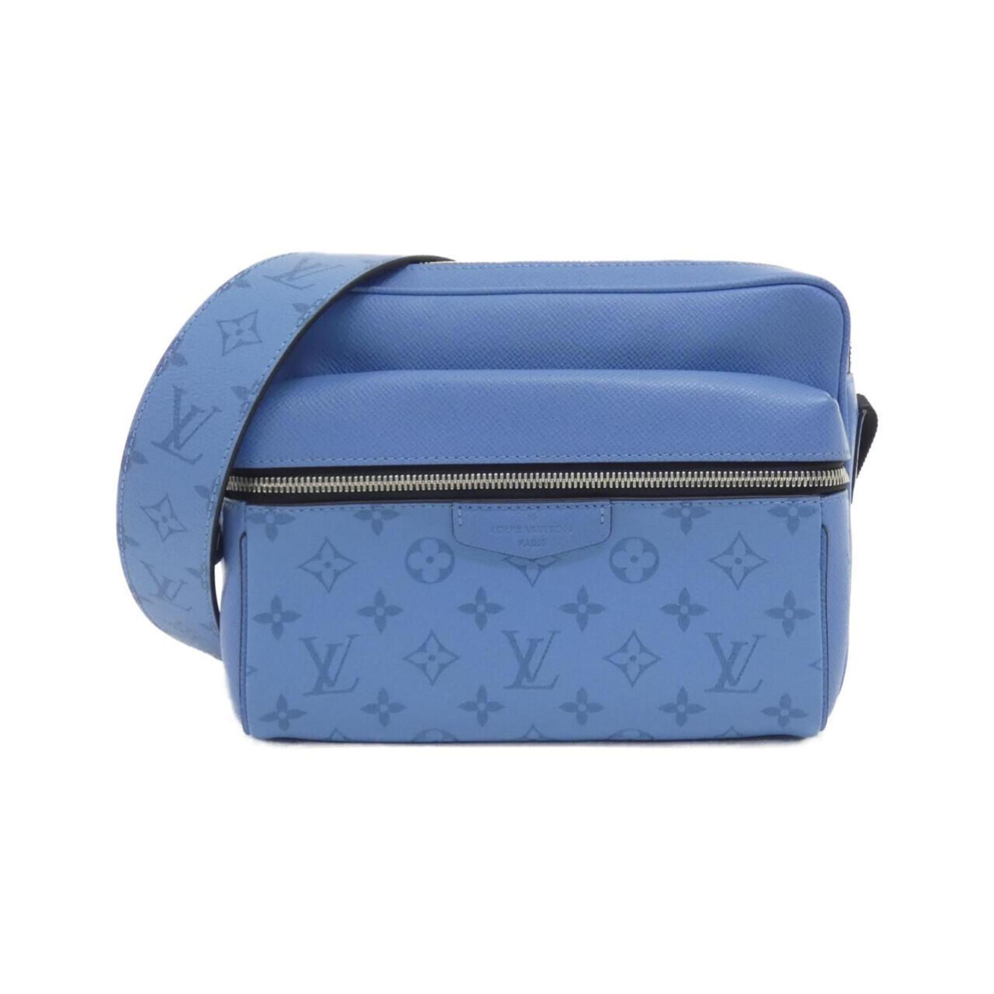 Louis Vuitton Silver Coated Canvas Leather Shoulder Bag