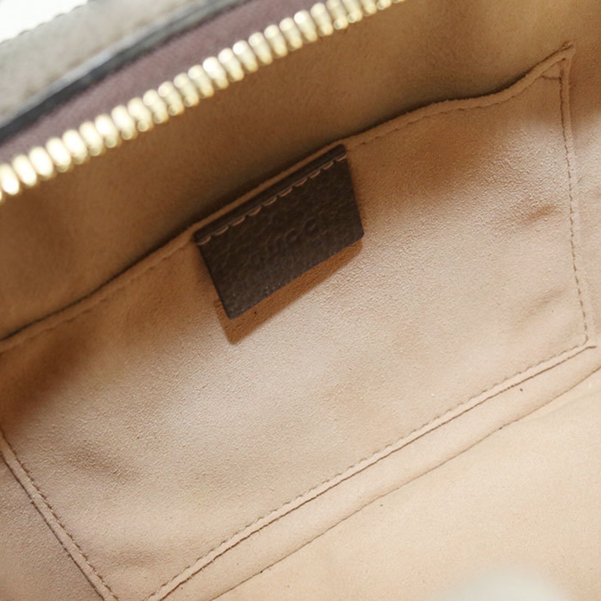 Gucci Brown Leather Shoulder Bag (Pre-Owned)