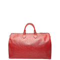 Louis Vuitton Epi Castilian Red Leather Boston Bag Handbag