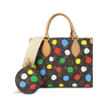 Louis Vuitton Marron Coated Canvas Handbag Pouch