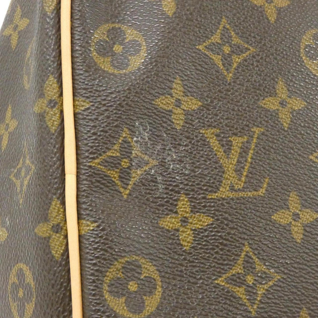 Louis Vuitton Brown Coated Canvas Boston Bag