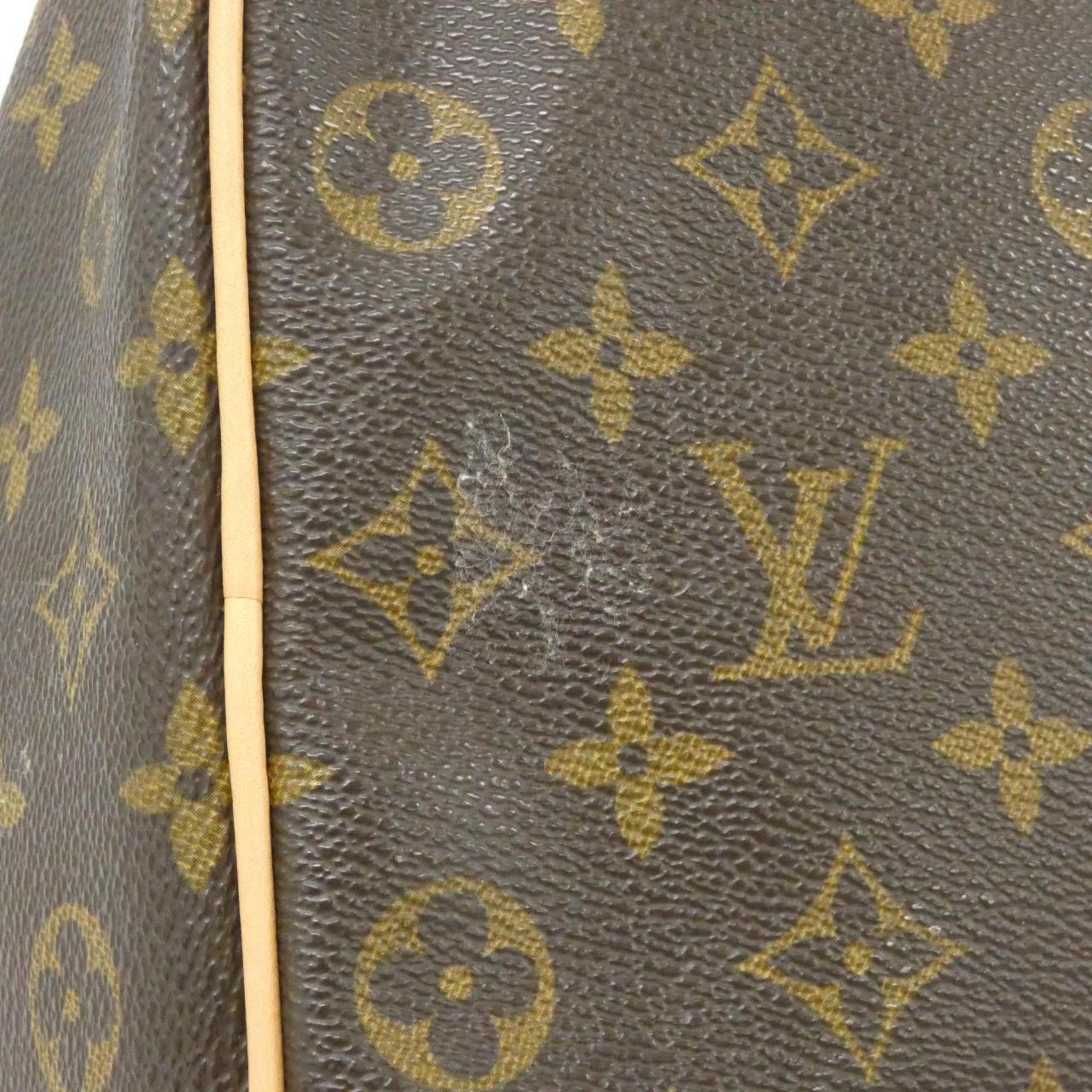 Louis Vuitton Brown Coated Canvas Boston Bag