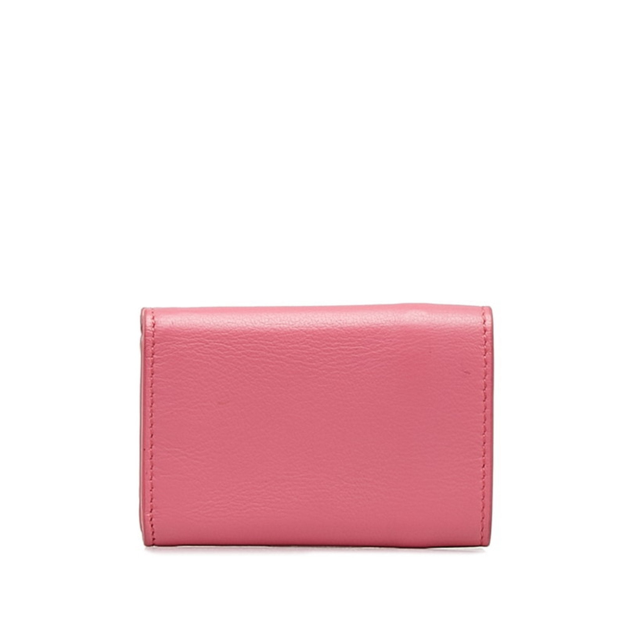 Balenciaga Pink Leather Wallet (Bi-Fold)