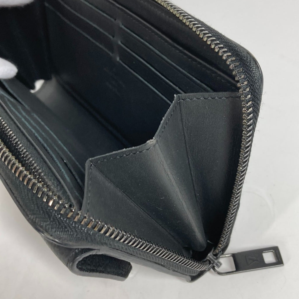 Louis Vuitton Black Noir Leather Long Bill Wallet