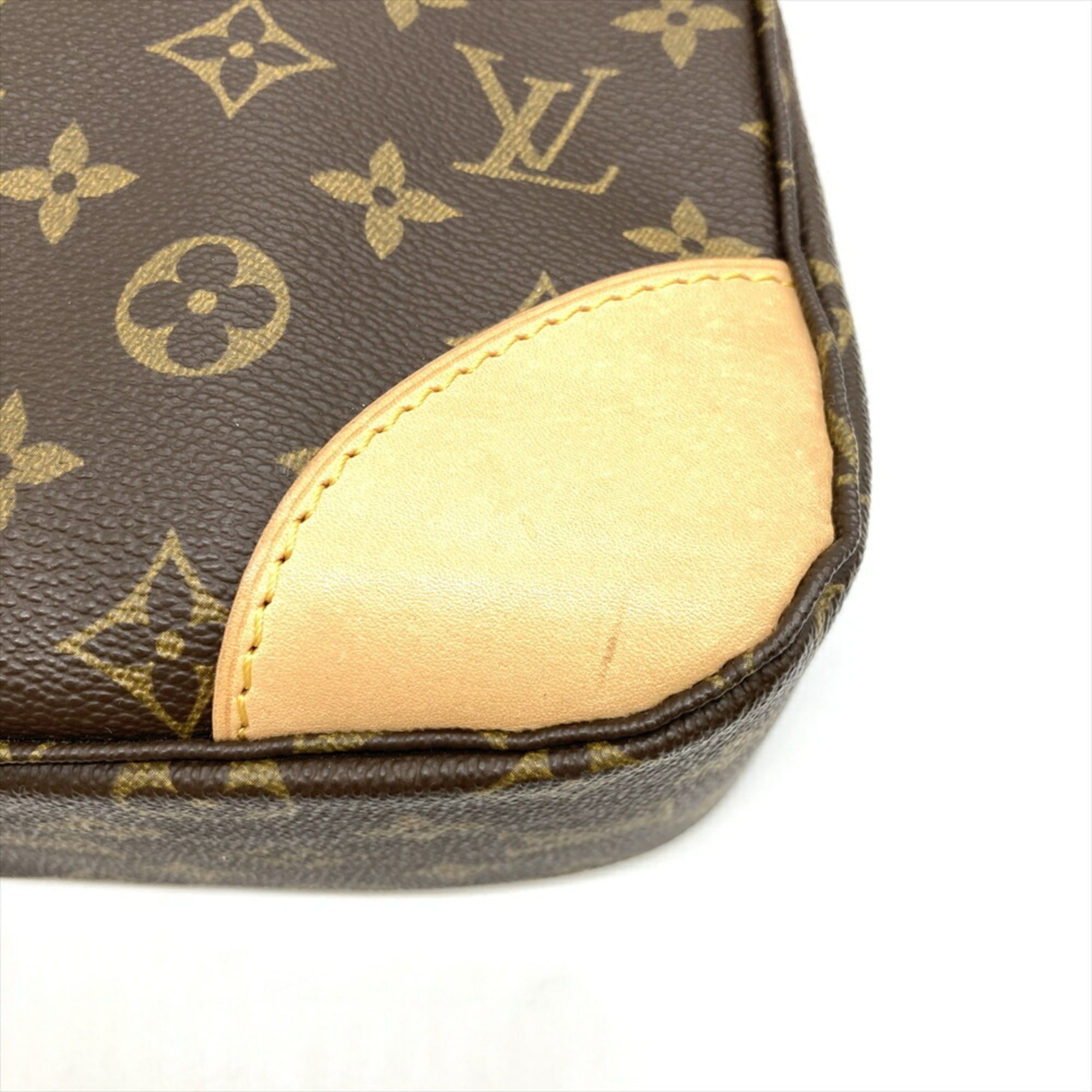 Louis Vuitton Brown Monogram Canvas Shoulder Bag
