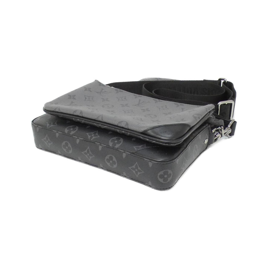Louis Vuitton Black Gris Coated Canvas Shoulder Bag