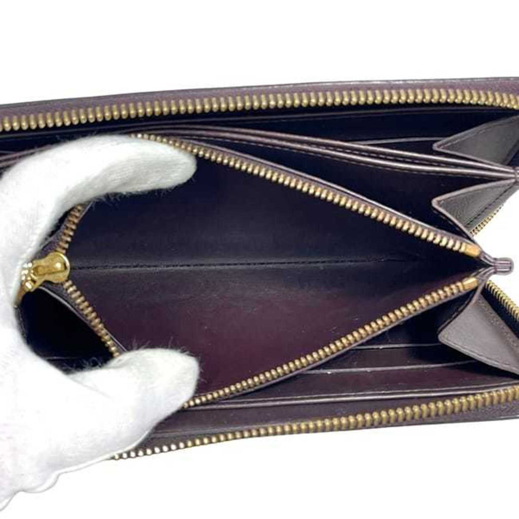 Louis Vuitton Amarante Wine Monogram Vernis Long Wallet
