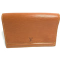 Louis Vuitton Brown Kenyan Brown Epi Leather Pouch