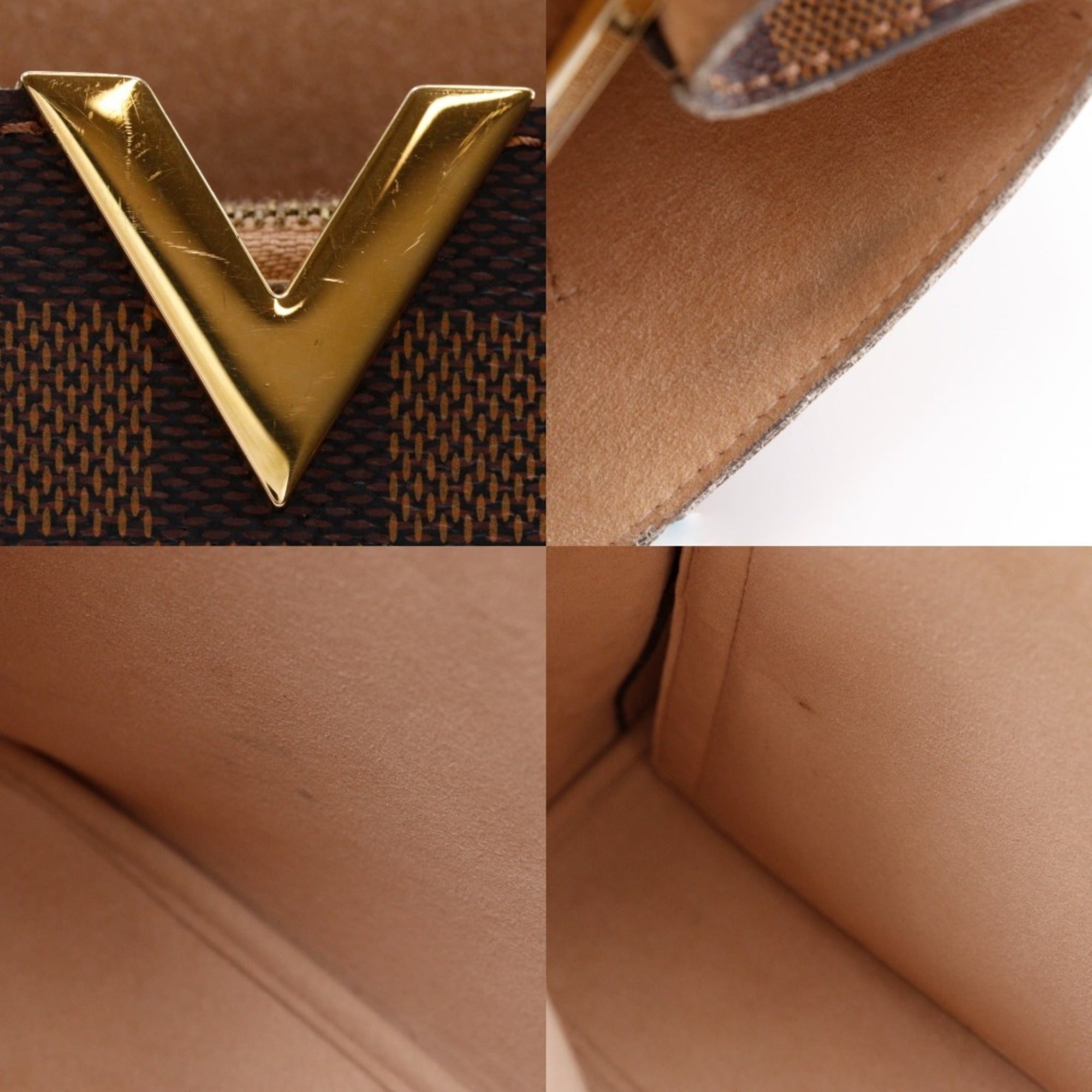 Louis Vuitton Brown Damier Canvas Handbag