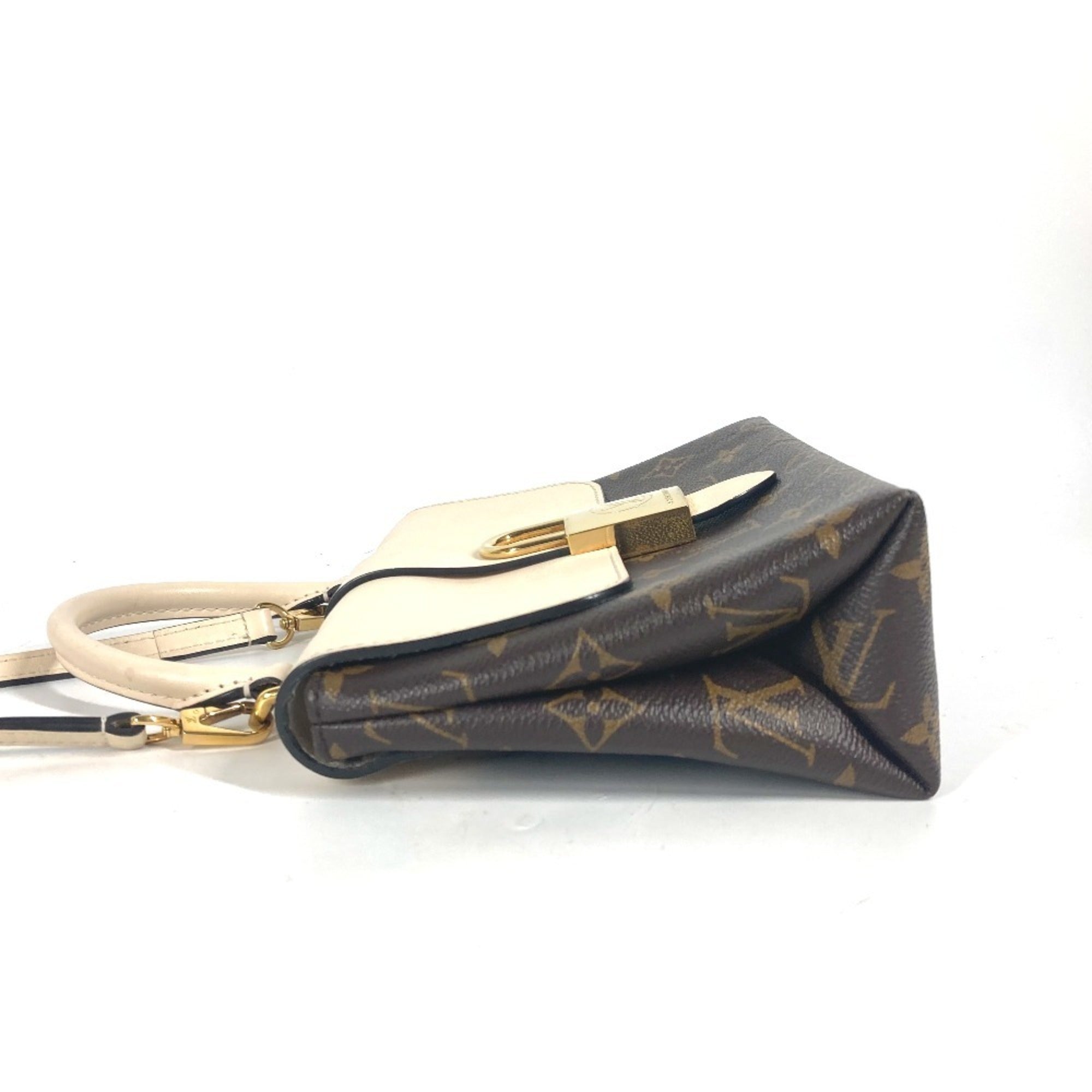 Louis Vuitton Monogram Brown White Monogram Handbag Shoulder Bag
