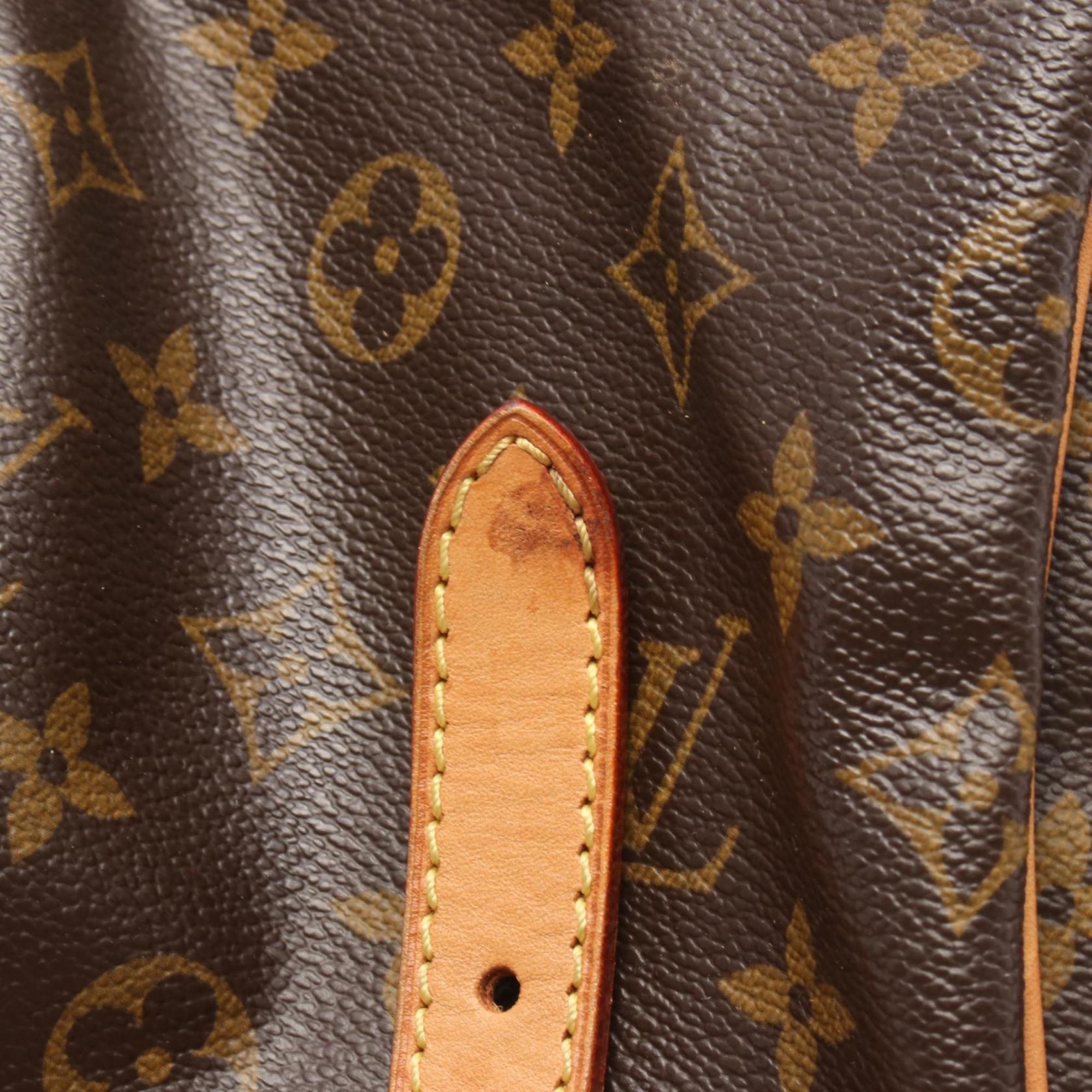 Louis Vuitton Monogram Brown Coated Canvas Handbag